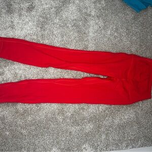 Lululemon Athletica Red Leggings